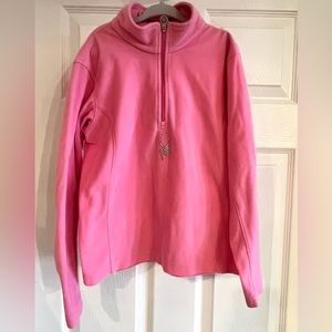 Spyder Pink 1/2 Zipper Popover Size 7